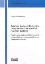 Catalytic Methanol Reforming Using Molten Salt Modified Reaction Systems