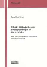 Effektivität lexikalischer Strategietherapie im Vorschulalter