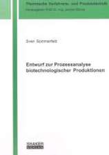 Entwurf zur Prozessanalyse biotechnologischer Produktionen