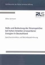 Rolle und Bedeutung der Stromspeicher bei hohen Anteilen erneuerbarer Energien in Deutschland