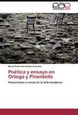 Poética y ensayo en Ortega y Pirandello