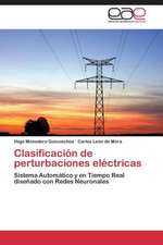 Clasificación de perturbaciones eléctricas