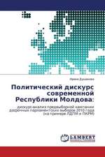 Politicheskiy diskurs sovremennoy Respubliki Moldova