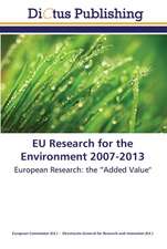 EU Research for the Environment 2007-2013