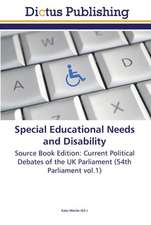 Special Educational Needs and Disability