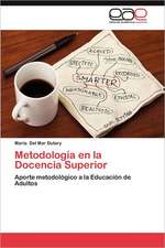 Metodologia En La Docencia Superior