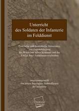 Unterricht des Soldaten der Infanterie