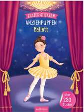 Erstes Stickern Anziehpuppen - Ballett