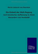 Die Einheit der Welt-Regung