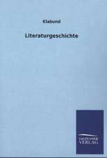 Literaturgeschichte