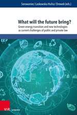 What will the future bring?: Green energy transition and new technologies as current challenges of public and private law