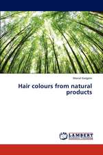 Hair colours from natural products