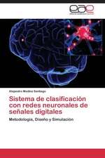 Sistema de clasificación con redes neuronales de señales digitales