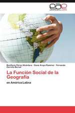 La Funcion Social de La Geografia