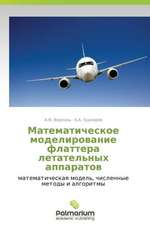 Matematicheskoe modelirovanie flattera letatel'nykh apparatov