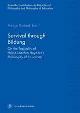 Survival through Bildung – On the Topicality of Heinz–Joachim Heydorn′s Philosophy of Education