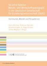 50 Jahre Sektion Berufs- und Wirtschaftspädagogik in der Deutschen Gesellschaft für Erziehungswissenschaft (DGfE)