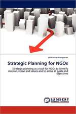 Strategic Planning for NGOs