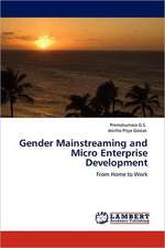 Gender Mainstreaming and Micro Enterprise Development