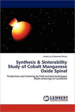 Synthesis & Sinterability Study of Cobalt Manganese Oxide Spinel