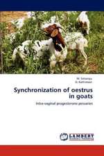 Synchronization of oestrus in goats