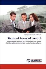 Status of Locus of control