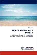 Hope in the Midst of Despair