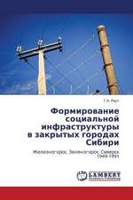 Formirovanie sotsial'noy infrastruktury v zakrytykh gorodakh Sibiri