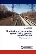 Monitoring of locomotive system using gps and microwave link