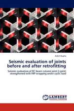 Seismic evaluation of joints before and after retrofitting