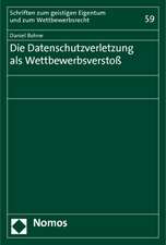 Die Datenschutzverletzung als Wettbewerbsverstoß