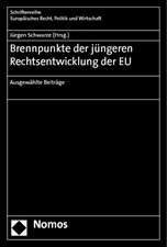 Brennpunkte Der Jungeren Rechtsentwicklung Der Eu: Ausgewahlte Beitrage