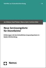 Neue Serviceangebote für Dienstleister