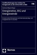 Energienetze, EEG und Energiewende