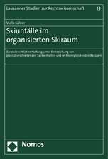 Skiunfälle im organisierten Skiraum