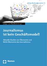 Journalismus ist kein Geschäftsmodell