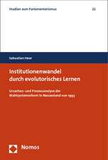 Institutionenwandel durch evolutorisches Lernen