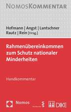 Rahmenubereinkommen Zum Schutz Nationaler Minderheiten: Handkommentar