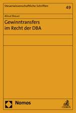 Gewinntransfers im Recht der DBA