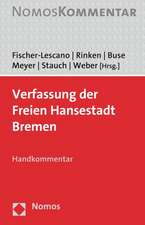 Verfassung Der Freien Hansestadt Bremen: Handkommentar