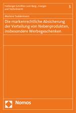 Die markenrechtliche Absicherung der Verteilung von Nebenprodukten, insbesondere Werbegeschenken