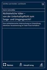 Nichteheliche Vater - Von Der Unterhaltspflicht Zum Sorge- Und Umgangsrecht?: Eine Rechtshistorische Untersuchung Zur Entwicklung Elterlicher Verantwo