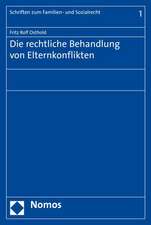 Die rechtliche Behandlung von Elternkonflikten