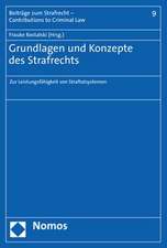 Grundlagen und Konzepte des Strafrechts