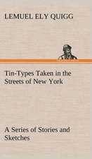 Tin-Types Taken in the Streets of New York a Series of Stories and Sketches Portraying Many Singular Phases of Metropolitan Life: With Specimens of Esperanto and Grammar