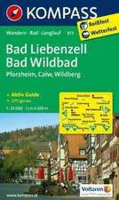 Bad Liebenzell - Bad Wildbad 1 : 25 000