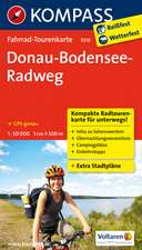 Donau-Bodensee-Radweg 1 : 50 000