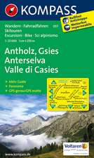 Antholz - Gsies / Anterselva - Valle di Casies 1 : 25 000