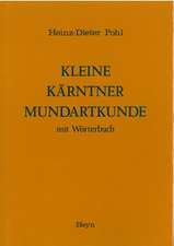 Kleine Kärntner Mundartkunde