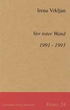 Vor roter Wand. 1991-1993